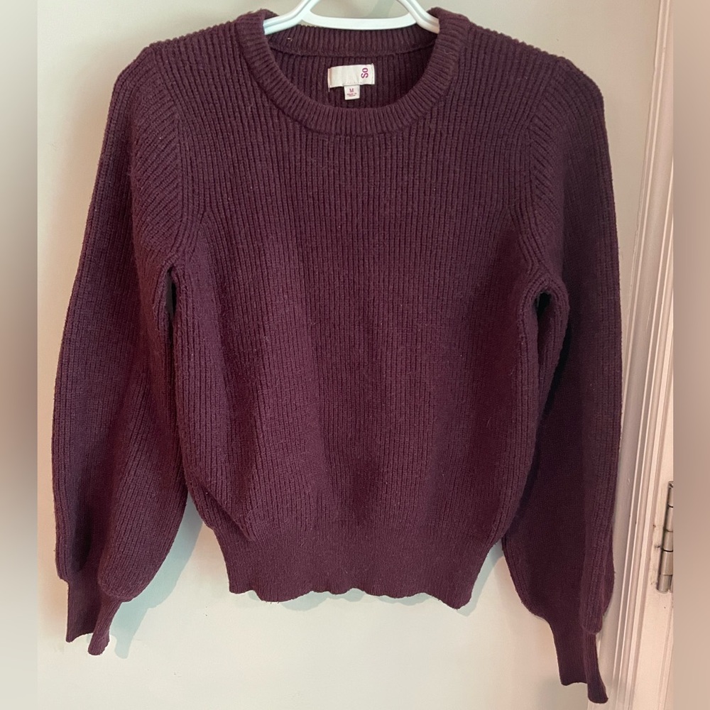 M So Sweater-Plum